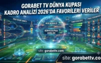 Gorabet TV Dünya Kupası Kadro Analizi 2026’da Favorileri Veriler